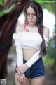 Very cute outdoor photo set of beautiful Natalee Achiel Steppe (24 photos)